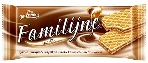 Ciastka wafle FAMILIJNE kakaowo-śmietankowe 180g