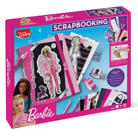 Zestaw kreatywny MAPED CREATIVE do scrapbookingu motyw BARBIE /907062/