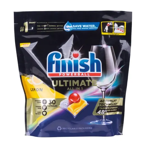 FINISH TABLETKI DO ZMYWAREK QUANTUM ULTIMATE 30 LEMON