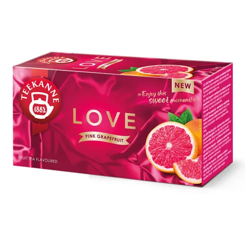 Herbata owocowa kopertowana TEEKANNE LOVE PINK GRAPEFRUIT różowy grejpfrut 20szt.