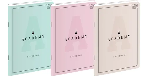 Interdruk Zeszyt A4 60k Kratka 90g Academy Pastel