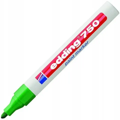 Marker olejowy EDDING E-750 końcówka okrągła 2-4mm kol. zielony [ED-750004]