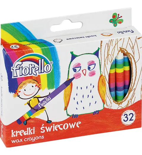 KREDKI ŚWIECOWE 32 KOLORY FIORELLO 170-1387