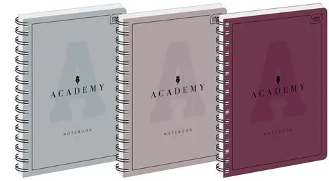 Kołozeszyt A4 100 kartek w kratkę 90g ACADEMY INTERDRUK