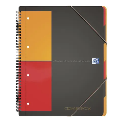 Kołonotatnik A4+ 80k. kratka OXFORD Organiserbook International 100102777