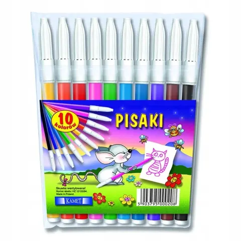 Flamastry KAMET 10 kolorów