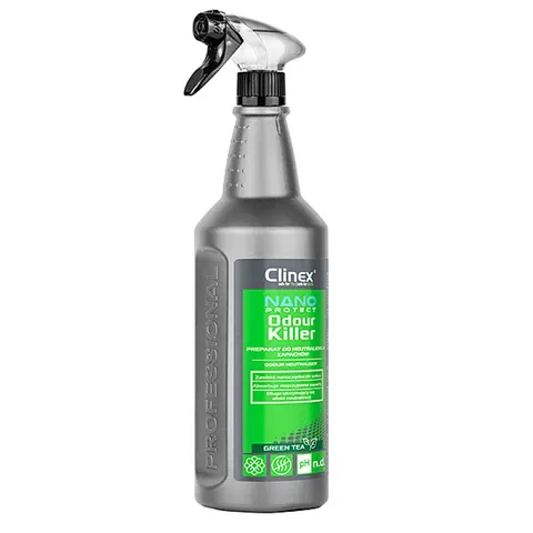 CLINEX NANO PROTECT SILVER ODOUR KILLER GREEN TEA 1L -Preparat do neutralizacji zapachów