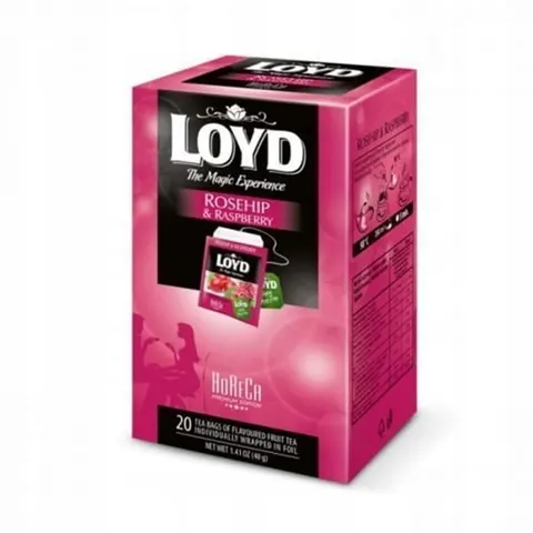 Herbata HORECA Loyd Rosehip & Raspberry 20 torebek