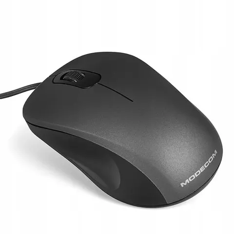 MYSZ OPTYCZNA PRZEWODOWA SILENT M10S MODECOM CZARN