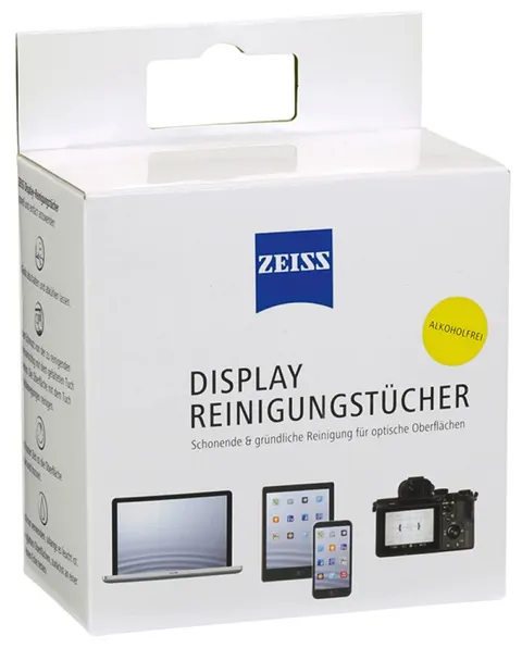 Chusteczki / ściereczki do czyszczenia ekranów nasączane ZEISS saszetki 10 szt. ZS581999