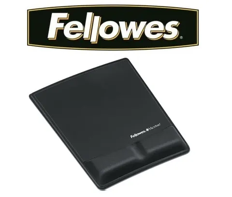 Podkładka żelowa pod mysz i nadgarstek Fellowes Health-V Fabrik CZARNA # 5 lat gwarancji