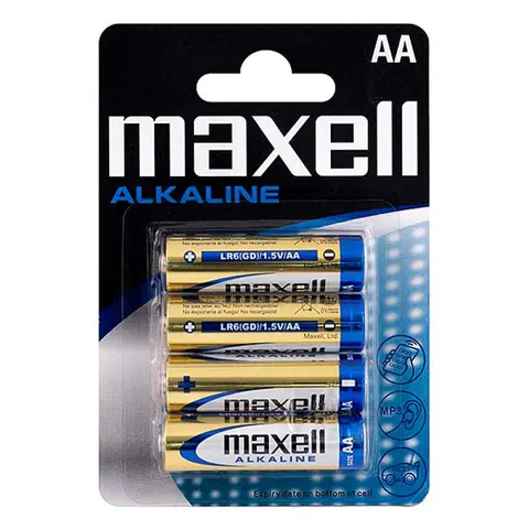 BATERIA ALKALICZNA AA LR06 MAXELL 4szt.