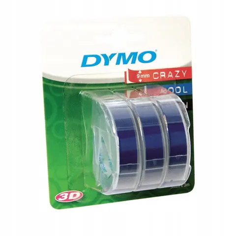 TAŚMA DYMO 3MX9MM BIAŁO NIEBIESKA S0847740 3SZT