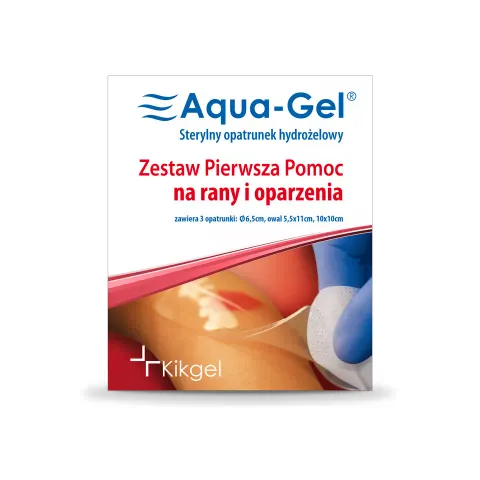 Aqua-Gel Zestaw Pierwsza Pomoc na rany i oparzenia