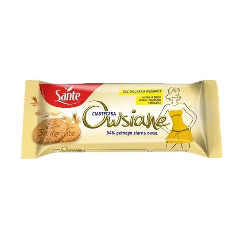 Ciasteczka SANTE owsiane naturalne FIT 138g