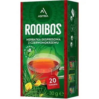 Herbata czerwona ekspresowa ASTRA ROOIBOS 60szt.
