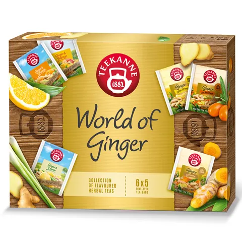 Herbata TEEKANNE zestaw WORLD OF GINGER COLLECTION 6x5szt.