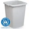 Kosz na śmieci 90L DURABLE DURABIN ECO szary 1szt. /1800505050/