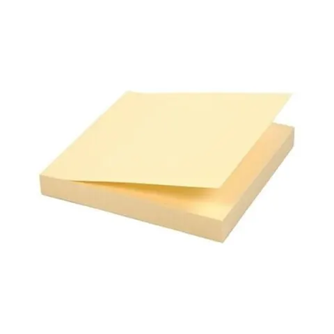 Notes samoprzylepny 76x76mm 100 kartek żółty YANDA 1szt.
