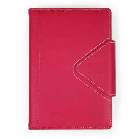 Terminarz A5 dzienny O.DIARY WESTA OPUS 2026 czerwony 1szt. /810024/