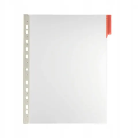 Zestaw paneli informacyjnych DURABLE FUNCTION czerwony 5 sztuk /560703/