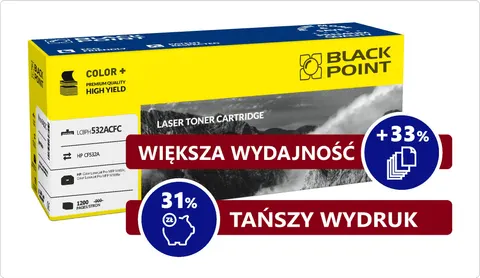 Toner HP CF532A YELLOW BLACK POINT 1szt.