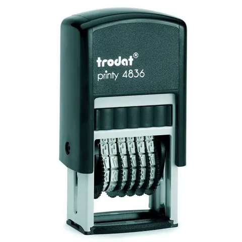 Numerator samotuszujący 6-cyfrowy 3,8mm TRODAT 4836 bez poduszki 1szt.