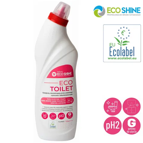 Płyn do WC 750ml ekologiczny ECO SHINE ECO TOILET