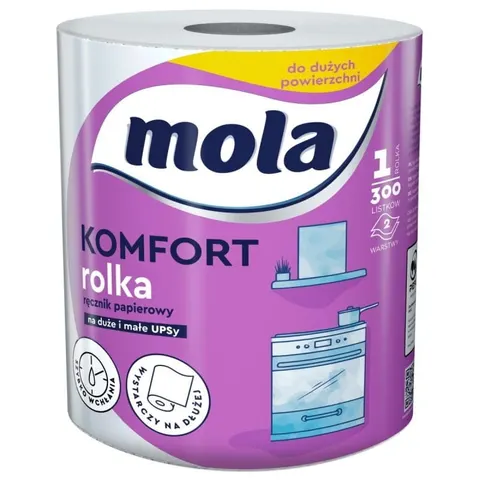 Ręcznik Papierowy Mola Komfort 300 listków 2w cel