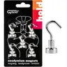 Magnesy neodymowe 32x12x5mm GRAND GR-N512H z haczykiem 5szt.