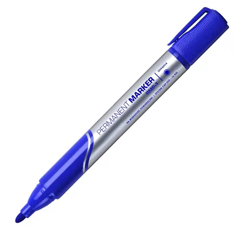 Marker permanentny okrągły 2,0-3,0mm RYSTOR RMP-1 niebieski 1szt.