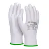 Rękawice Donau Safety PU White, kat. II, rozm. 11, białe