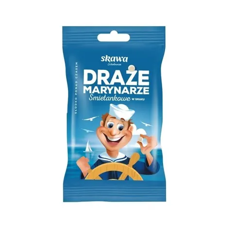 Draże MARYNARZE 70g SKAWA śmietankowe 1szt.