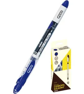 Cienkopis kulkowy 0,5mm GRAND GR-203 niebieski 1szt.
