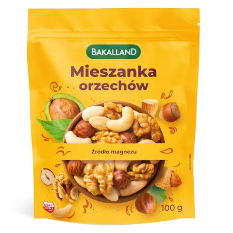 Bakalie orzechy mieszanka 100g BAKALLAND