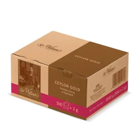 Herbata czarna kopertowana SIR WILLIAMS CEYLON GOLD 500szt.
