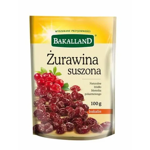 Bakalie żurawina BAKALLAND 100g