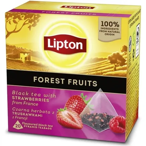Herbata Lipton piramidki owoce leśne 20 torebek