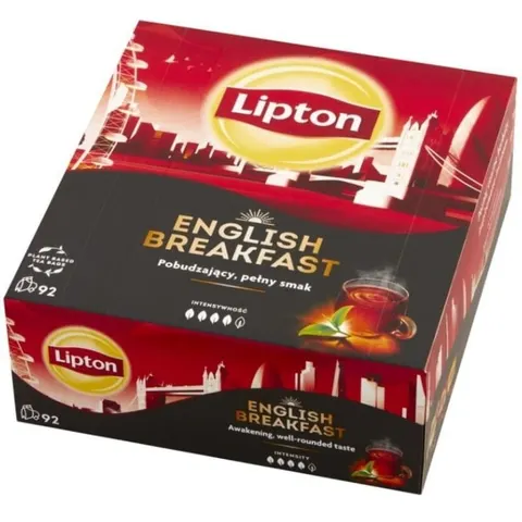 Herbata czarna LIPTON ENGLISH BREAKFAST 92szt.