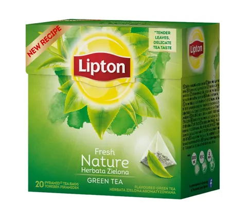 Zielona herbata Lipton piramidki Green Nature 20 torebek