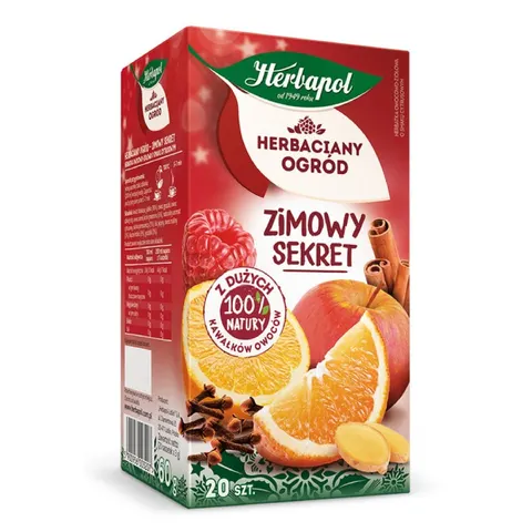 Herbata owocowa HERBAPOL HERBACIANY OGRÓD zimowy sekret 20szt.
