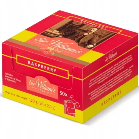 Sir William's Herbata owocowa Raspberry 50 tb