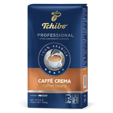 Kawa ziarnista 1,0kg TCHIBO PROFESSIONALE CAFFE CREMA 100% ARABICA 1szt.