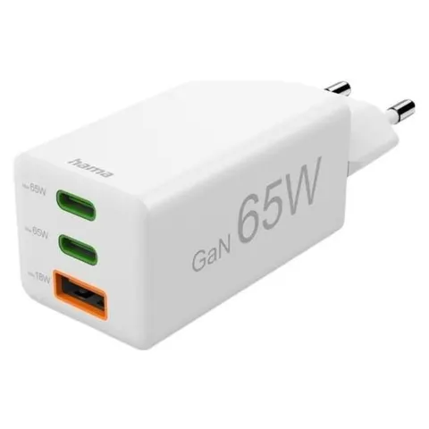 Hama Ładowarka sieciowa 65W Gan PD/QC