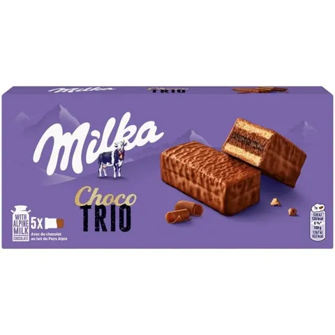 Ciastka MILKA 150g CHOCO TRIO
