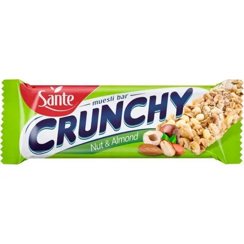 Baton orzechowo-migdałowy SANTE CRUNCH 35g 1szt.
