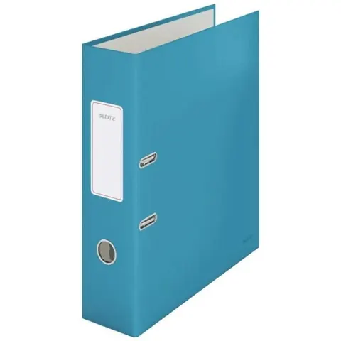 Segregator z mechanizmem A4 80mm LEITZ Cosy 180° Soft Touch PP kol. niebieski 10610061