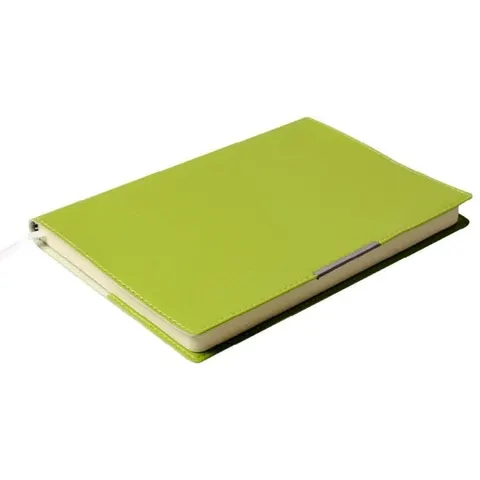 Notes Notatnik biurowy miękki w kratkę - O.NOTE Florida - 207 x 145 mm (A5) - jasnozielony OPUS