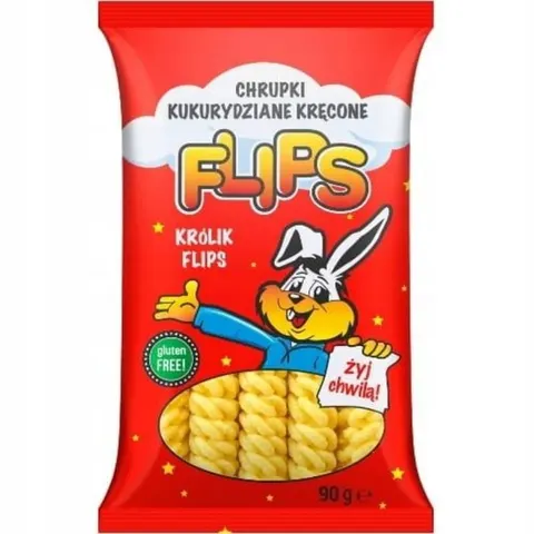 Sante Flips Chrupki Kukurydziane Kręcone 90g