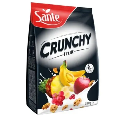 Płatki śniadaniowe 350g SANTE crunchy fruit owocowe